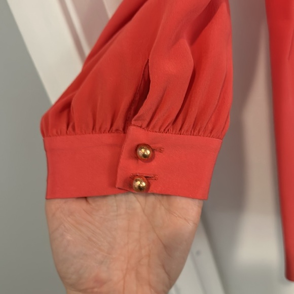 Kate spade peach silk top - Picture 4 of 5